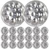 Abaodam Aluminum Foil Snail Dishes, 20-Piece, Heat-Resistant view 1
