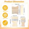 Guduling 3-Piece Paint Brush Set view 2