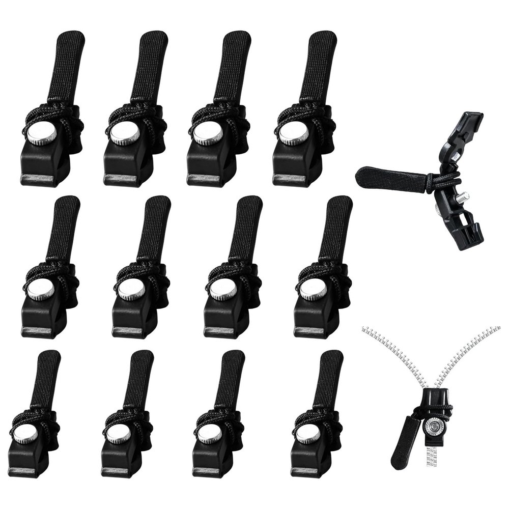 Zipper Repair Kit, 12-Piece Universal Replacement