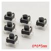 SMGLRUEAT 50-Piece Lot 6x6x5 mm 4-Pin G90 Tactile Tact Push Button Switch, Direct Self-Reset, DIP Top, Copper view 2