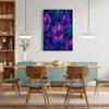GDJSMIN Neon Hibiscus Canvas Wall Art for Bedroom, Bathroom, or Living Room view 3
