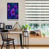 GDJSMIN Neon Hibiscus Canvas Wall Art for Bedroom, Bathroom, or Living Room view 4