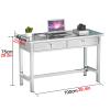 Stainless Steel Workbench with 2 Drawers and Locks view 2