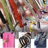 Replacement Cords, 2 Pieces, DIY Rhinestone Diamond Braided Straps, Shiny Round Cord, Gold view 2