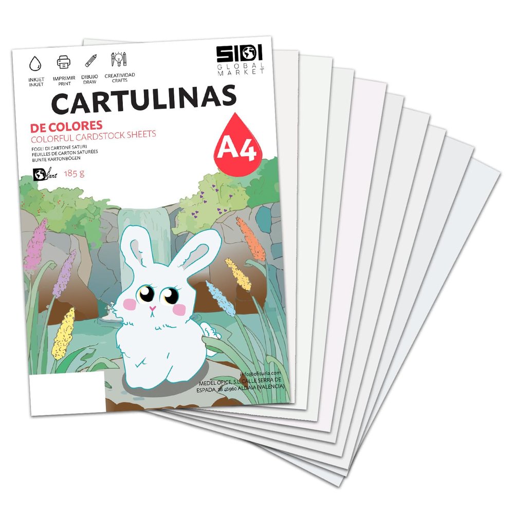 A4 White Cardstock 185 g for Crafts