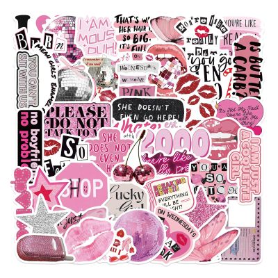 Tapufitil Y2K Pink Sticker Set