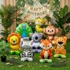 Standing Animal Balloon Set, 8-Piece Jungle Decorations view 4