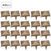 Tnfeeon 400 Sets - Leather Spike Rivets, Brass Fasteners for Bags, Shoes, Jackets, Size 0.16 to 0.28 Inches, Crafters and Designers, Easy Installation, Custom Projects (Bronze #24) view 4
