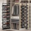 Generic Narrow Shoe Cabinet with Adjustable Pull-Out, 11-Tier Stackable Metal Organizer for Hallway Cabinets, Space-Saving Vertical Shoe Rack for Entryways view 2