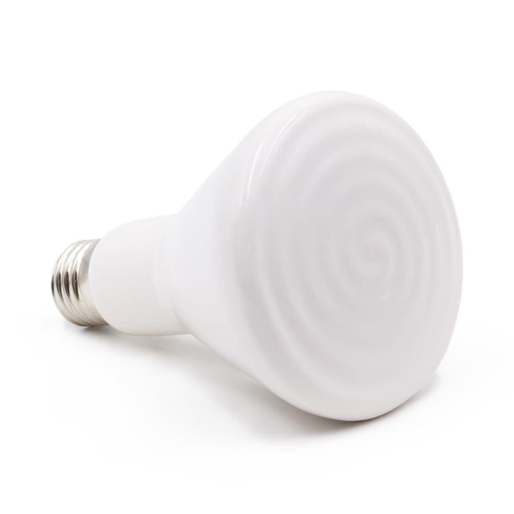 Terra Discount Ceramic Heat Emitter for Chicks and Quail, 60/100/150 W, E27 Base, Dark Heat Emitter for Poultry (150 W)