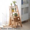 Folding Ladder Chair with Shelf, 150 kg Capacity view 4