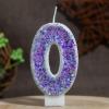 Nymora Birthday Candle 0 in Purple view 4