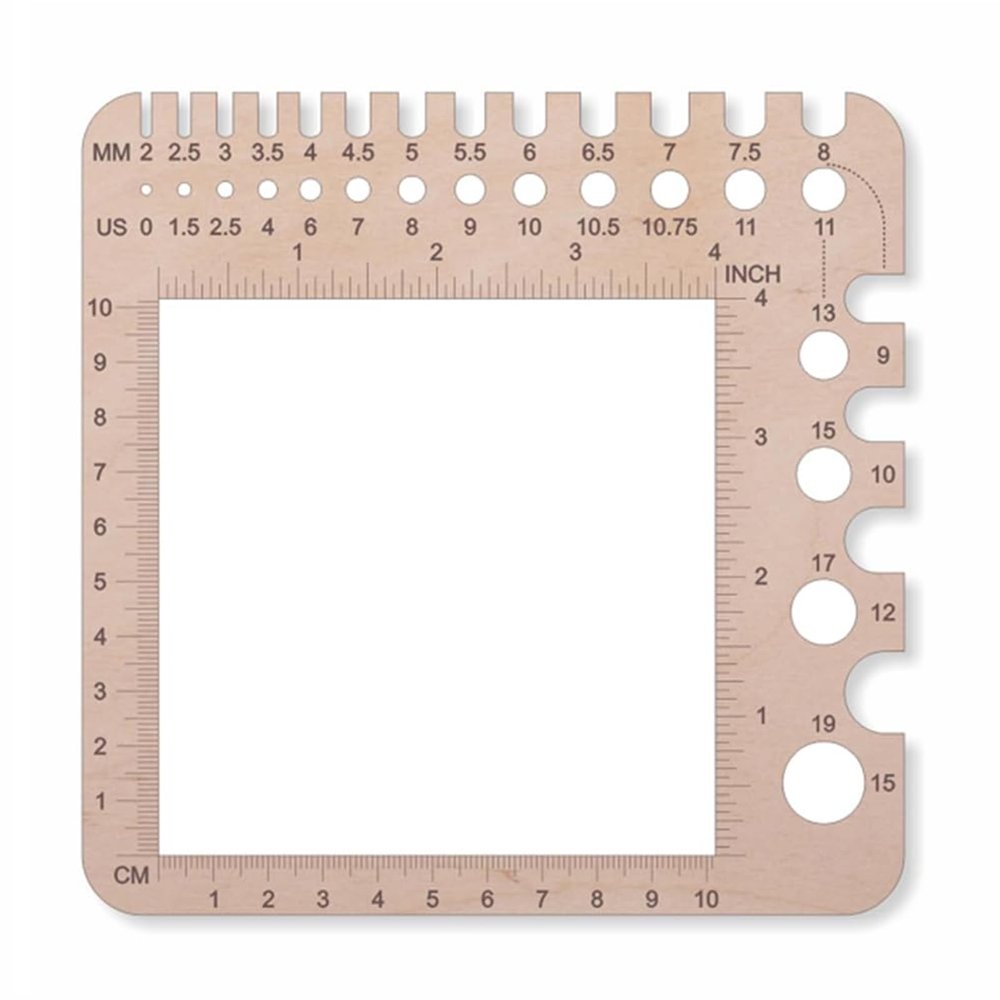 YAOYYG Knitting Needle Gauge