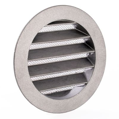 Dalap AV 150 Metal Ventilation Grille with Flange and Insect Screen, 150 mm