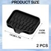 2-Pack Silicone Soap Holders with Drainage view 2