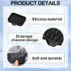 2-Pack Silicone Soap Holders with Drainage view 3