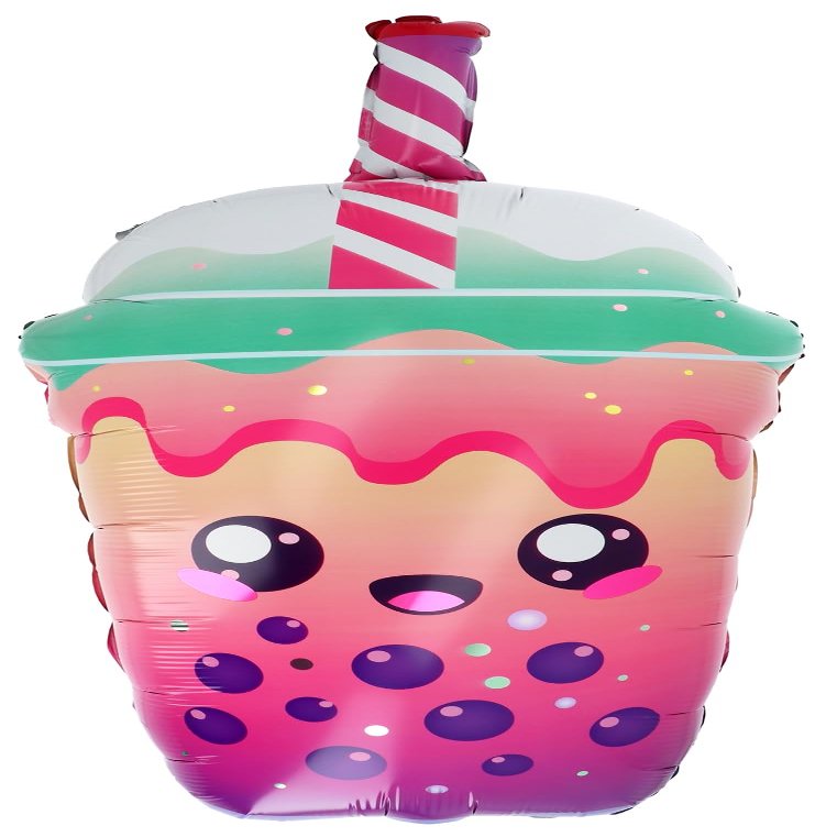 Folat Kawaii Bubble Tea Foil Balloon