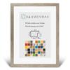 Morena MDF Frame for 84 x 119 cm Picture, Limed Oak Finish with Acrylic Glass view 1