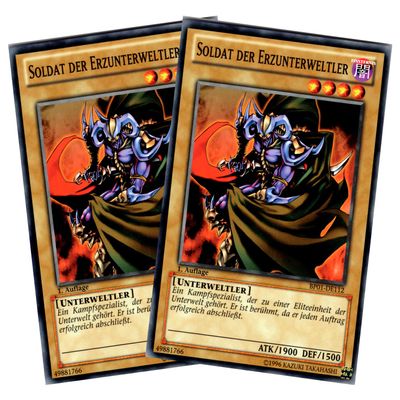Archfiend Soldier Value Duo (2 Cards) - BP01-EN112 - Common - English - 1st Edition - Yu-Gi-Oh! Battle Pack: Epic Dawn - with RC Field Center