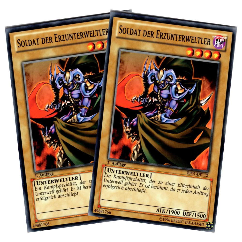 Archfiend Soldier Value Duo (2 Cards) - BP01-EN112 - Common - English - 1st Edition - Yu-Gi-Oh! Battle Pack: Epic Dawn - with RC Field Center