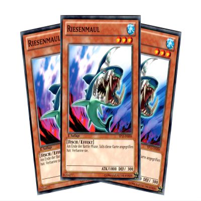 Riesenmaul Playset (3 Cards) - SP13-DE006 - Common - German - 1st Edition - Yu-Gi-Oh! Star Pack 2013 - with RC Field Center
