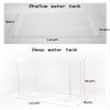 Transparent Flat Wash Basin, Acrylic Water Tank Display, Photography Prop, Clear, Multiple Sizes (80 x 80 x 6 cm / 31.4 x 31.4 x 2.36 in) view 2