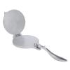 Sxhlseller Manual Aluminum Alloy Dough Press, Portable Dumpling Wrapper Tool with Oil Brush, Silver view 1