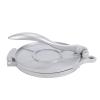 Sxhlseller Manual Aluminum Alloy Dough Press, Portable Dumpling Wrapper Tool with Oil Brush, Silver view 4
