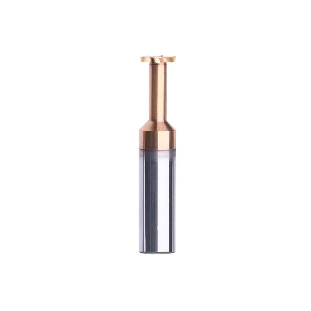 T-Slot Cutter, Tungsten Steel Alloy, for Hard Steel, 1 Pc (4×1.5H×2.0D×6S×50L)