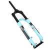 27.5-Inch Mountain Bike Air Suspension Fork with Shock Absorber, Lockout, Magnesium Alloy, Cyan view 3