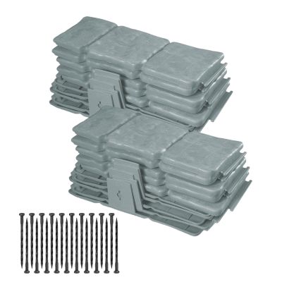 Generic Garden Edging, 20 Pieces, Elegant Decorative Elements