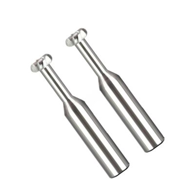 T-Slot Cutter, Radius-Corner T-Type Shank, R0.5/0.75/1/2/3, Carbide, D3-D20, 1 Piece (D6×R1×2H×50L)