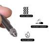 Xiuganpo Durable 0.6 mm 3D Printer Nozzle for Carbon, Leak-Resistant Design, M6 x 25 mm Hardened Steel Nozzle for Precise Printing view 4