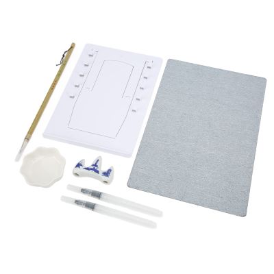 Riuulity Water Painting Artist Board Set, Foldable Stand, Clear Ink, Water Drawing Board for Beginners and Professionals, PP Base Board