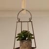 Wooden Wall Plant Hanger - Modern Oak Finish view 3