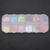 Haofy 12 Colors Decorative Plastic Sequins with Glitter Flakes view 4