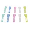 SPYMINNPOO Knitting Thimble, Plastic, Glossy Yarn, Finger Holder for Crocheting, 10 Pieces, Crafting at Home view 2