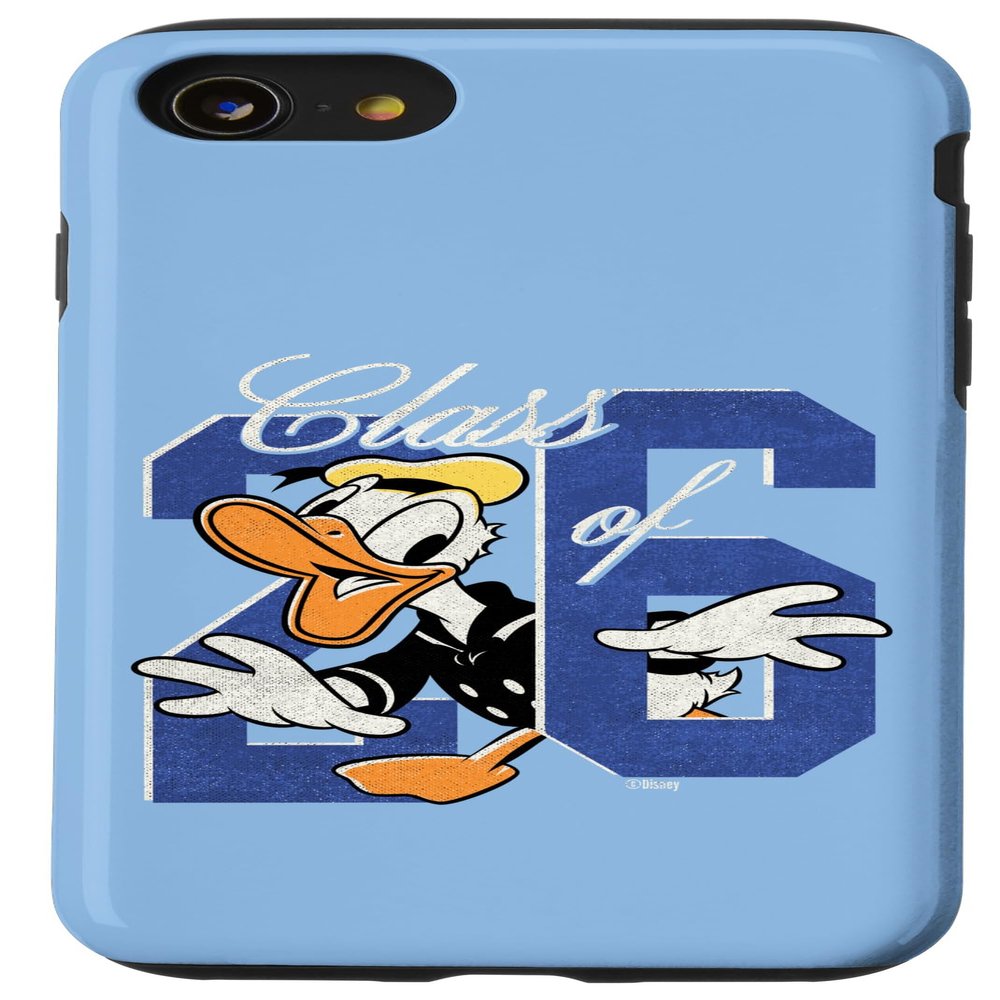 Disney Donald Duck Graduation 2026 Class of '26 Retro Grad Case for iPhone SE (2020), 7, 8