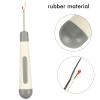 Riuulity Seam Ripper with Rubber Grip and Transparent Cap view 4