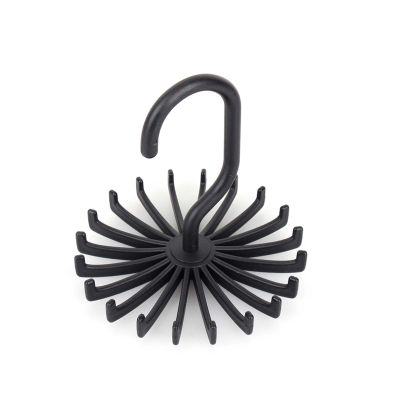 Naroote Adjustable Rotating Tie Rack with 20 Hooks