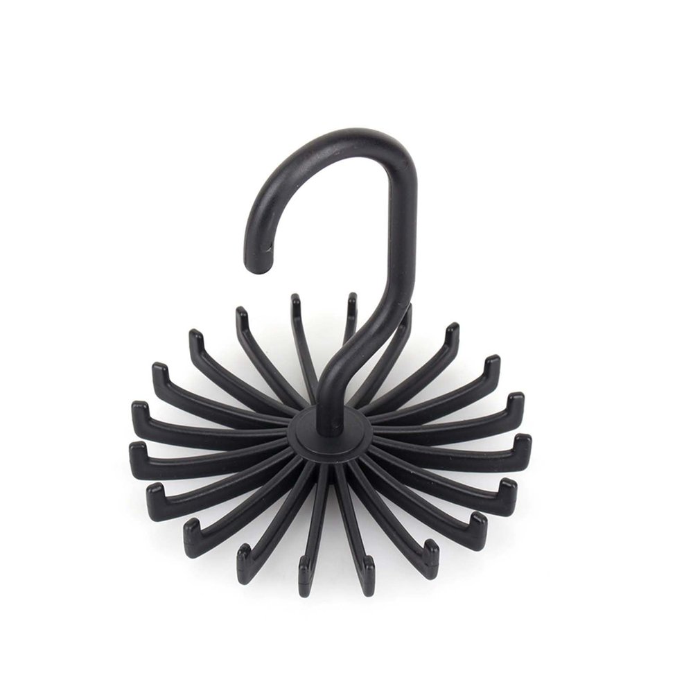 Naroote Adjustable Rotating Tie Rack with 20 Hooks