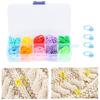 Annadue Premium Stitch Marker Clamp/Holder Set with Storage Case view 2