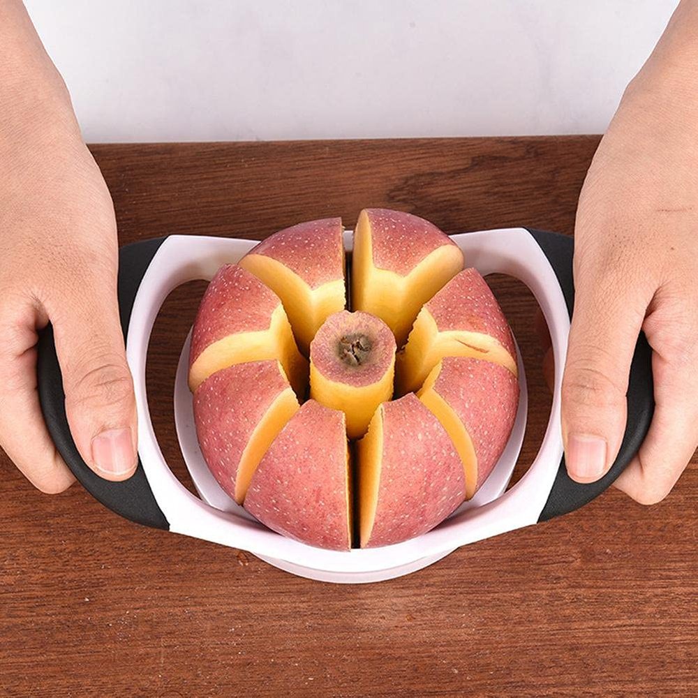 Haofy Fruit Slicer, Stainless Steel Tomato and Vegetable Cutter, 4.6 oz, Dishwasher-Safe