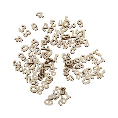 OPPWONG 100-Piece Wooden Numbers