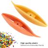 SPYMINNPOO Eye Set, Smooth Plastic Craft Tool for Handicrafts, Colorful Set for Knitting Enthusiasts, 2-Piece (12042 Orange+Yellow) view 2
