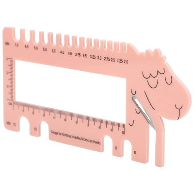 Annadue Vivid Sheep-Shaped Crochet Measuring Ruler