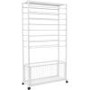Double-Sided Literature Organizer, 16-Tier, with Locking Casters view 1