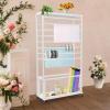 Double-Sided Literature Organizer, 16-Tier, with Locking Casters view 2