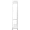 Double-Sided Literature Organizer, 16-Tier, with Locking Casters view 4