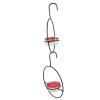 3-Piece Metal Hummingbird Feeders for Hanging Outdoors, Garden, Backyard, Patio view 3